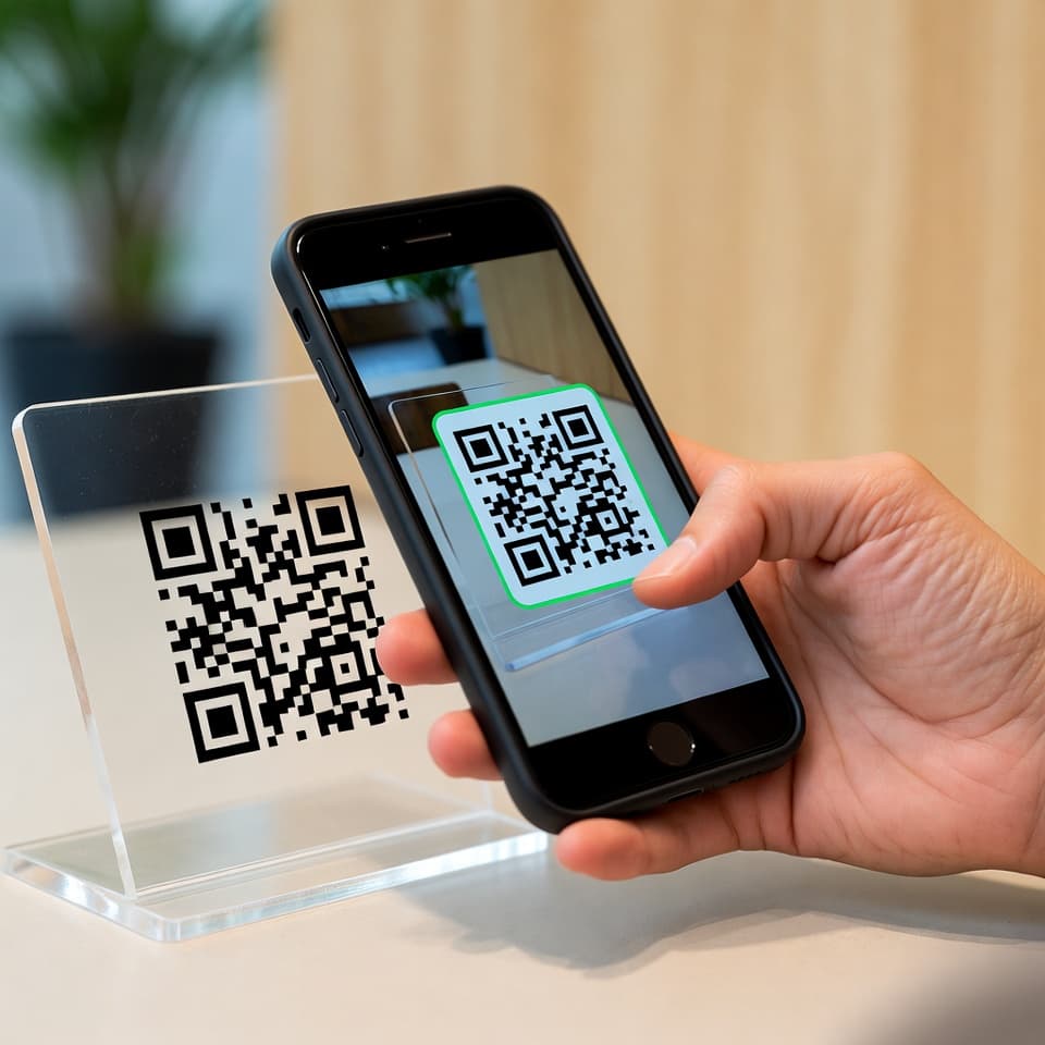 QR置くだけ、
即導入。